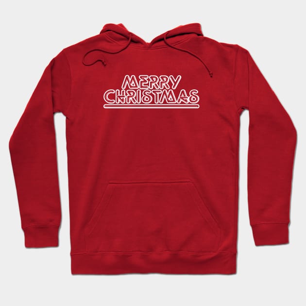 Merry Christmas Hoodie by Roufxis